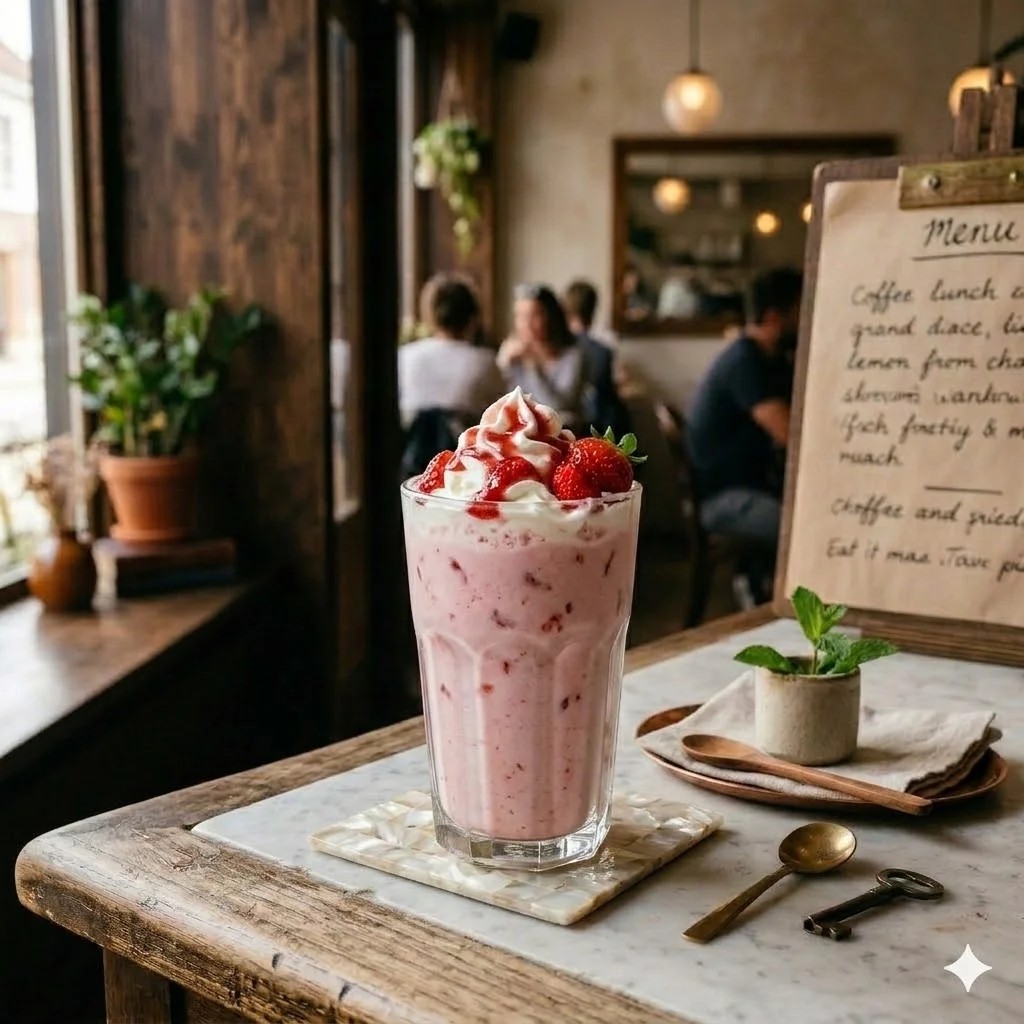 ÇİLEKLİ MİLKSHAKE